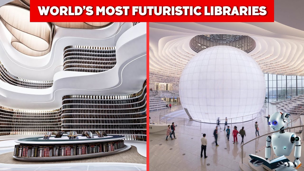 Top 15 Most Beautiful and Futuristic Libraries