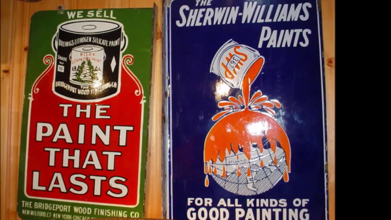 Porcelain Enamel Historic Sign Collection