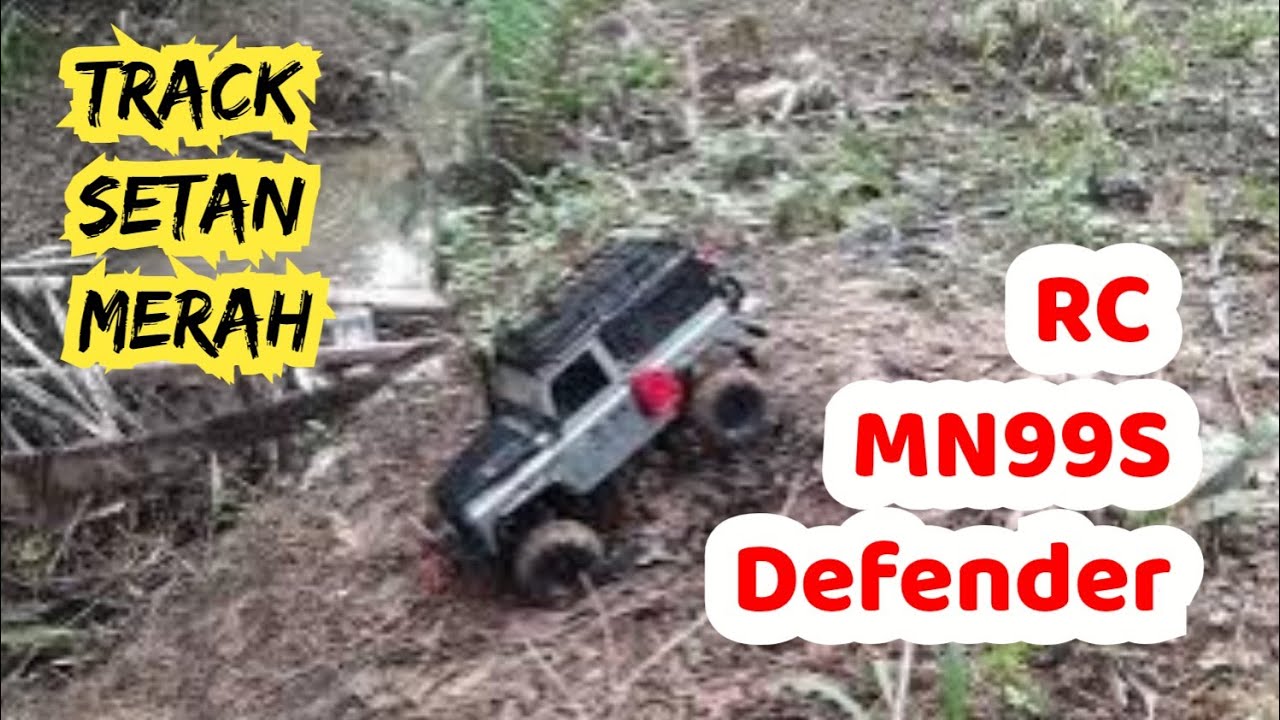 RC MN99S Defender Track Setan Merah