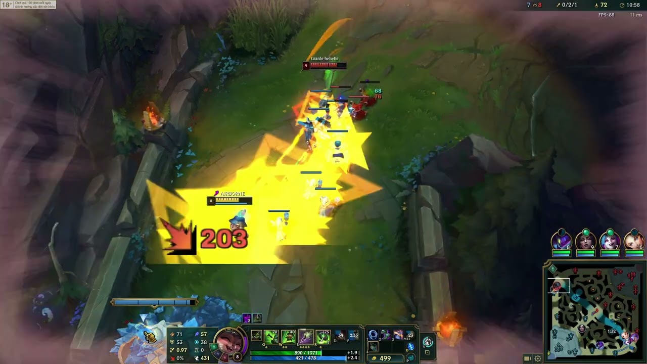 Playing Taimo ranked everyday until Rito make his w scale with ap(day 2029)