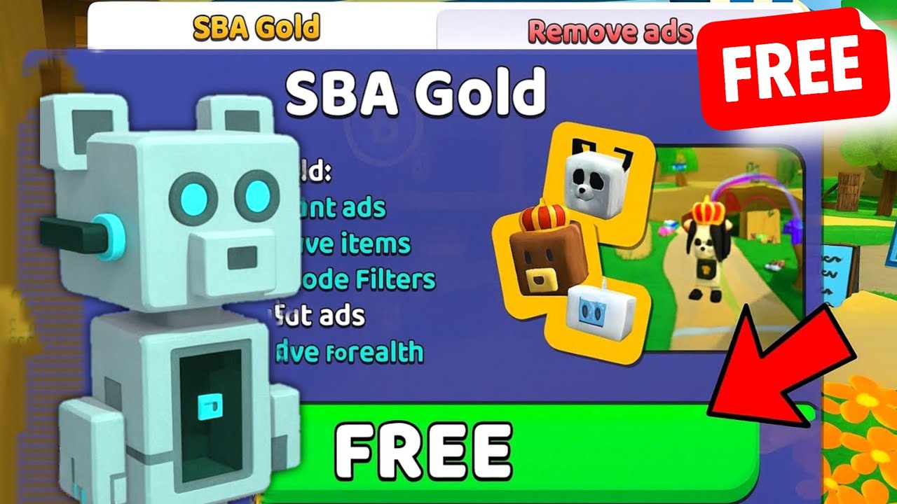 SBA Gold For Free? - Super Bear Adventure Gameplay Walkthrough! 
