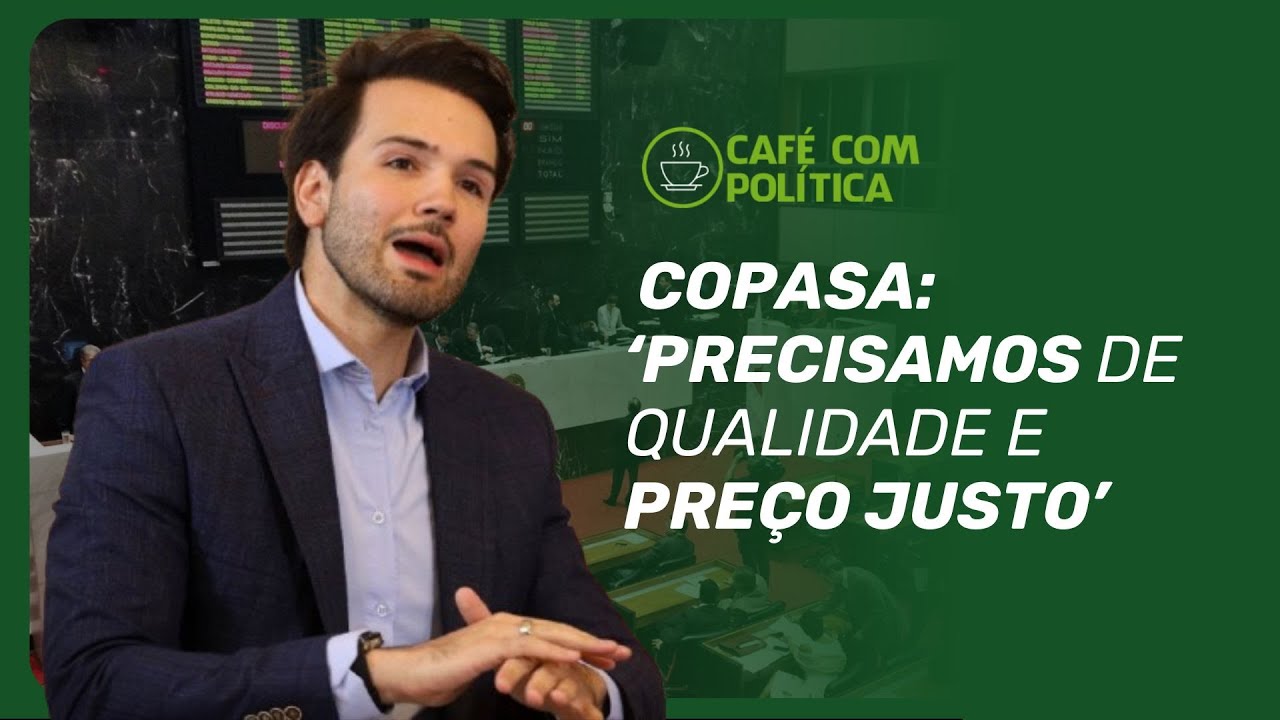 Presidente da ALMG, Tadeu Leite fala sobre a privatiza&ccedil;&atilde;o da Copasa e pede melhora dos servi&ccedil;os