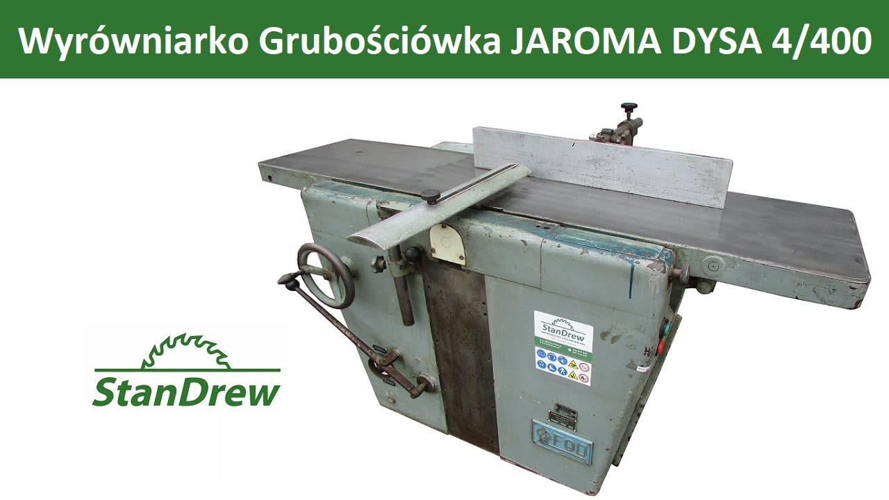 Wyrówniarko Grubościówka JAROMA DYSA 4/400 - StanDrew