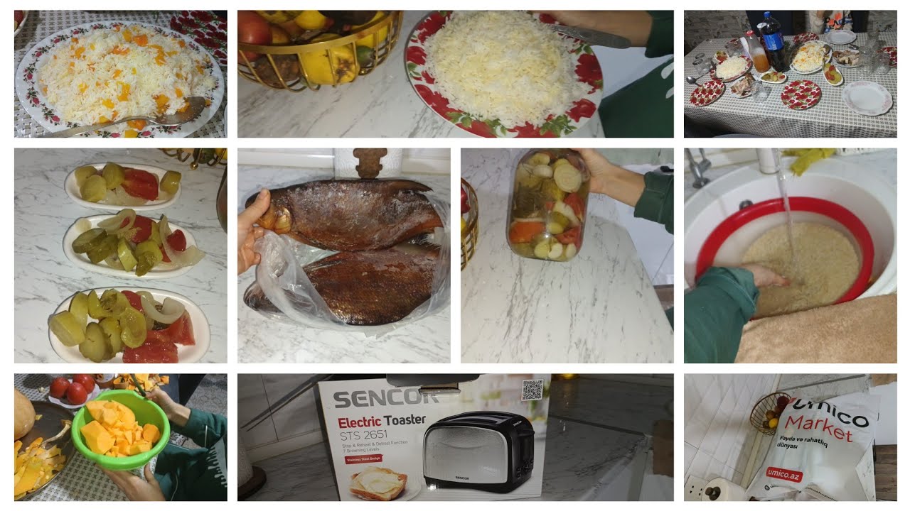 VLOG.Evimizin yeni robotu,Qaynımil gəldi,Boranı plov, gündəlik həyat @semaligunler6447