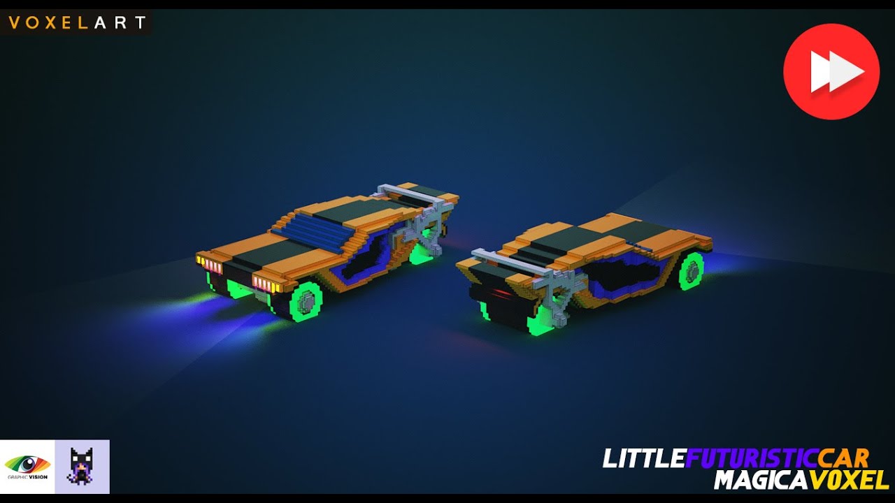 Creating a 3D Isometric beautiful Futuristic Car model