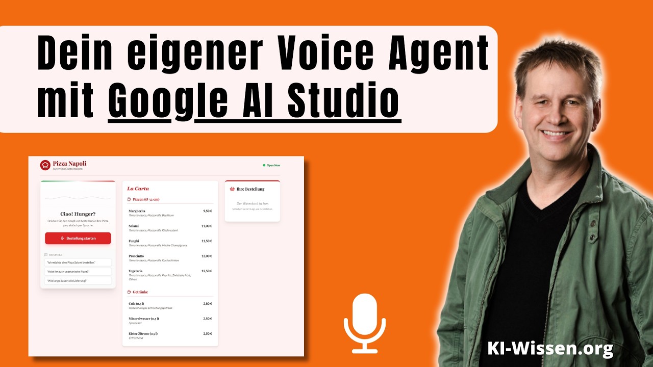 Google AI Studio: So erstellst du in Minuten einen Voice Agenten!