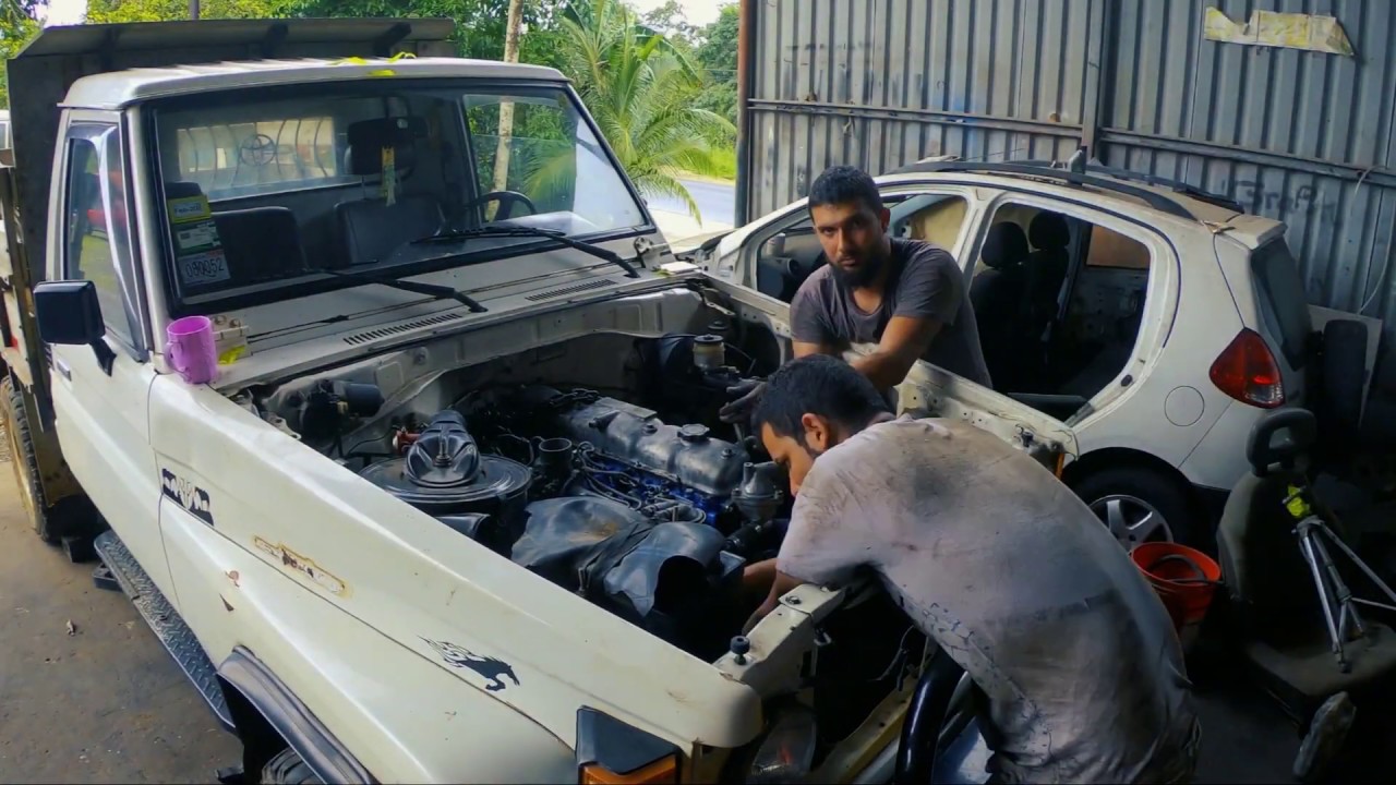Toyota Land Cruiser 2H Engine Replace and Test Drive