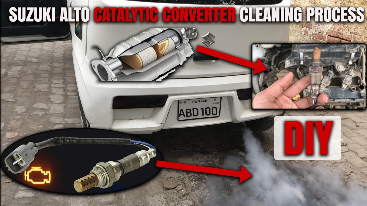 Suzuki Alto VXR 660CC 2021 Catalytic Converter And Oxygen Sensor Cleanup DIY | High On Cars