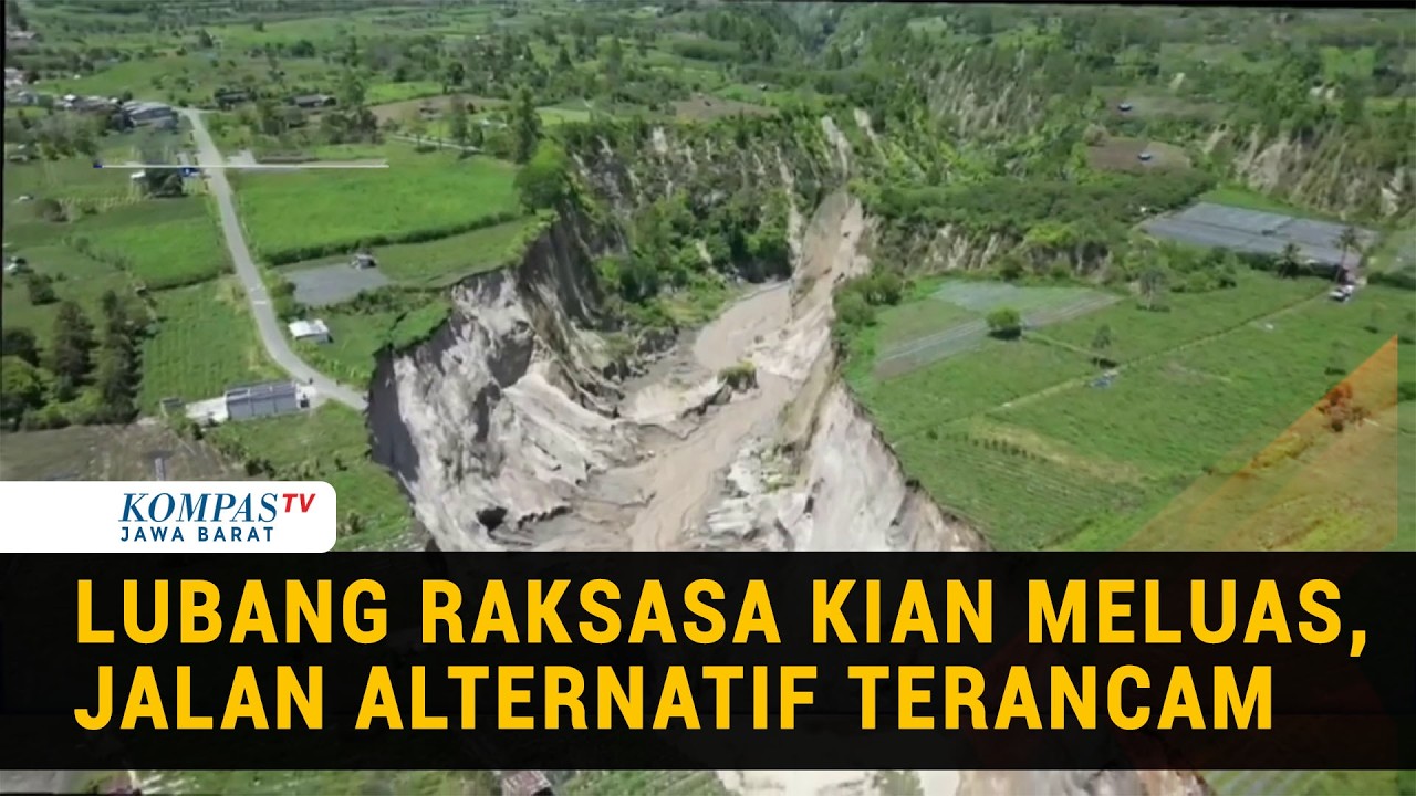 Penampakan Lubang Raksasa di Aceh Tengah, Longsoran Menyentuh Jalan Alternatif!