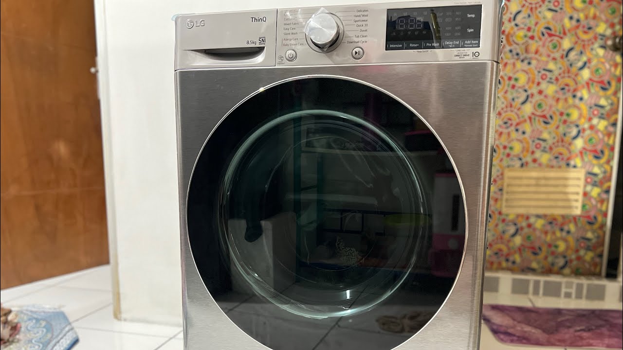 TUTORIAL PENGGUNAAN MESIN CUCI LG THINQ 8.5kg LANGSUNG OLEH TEKNISI LG