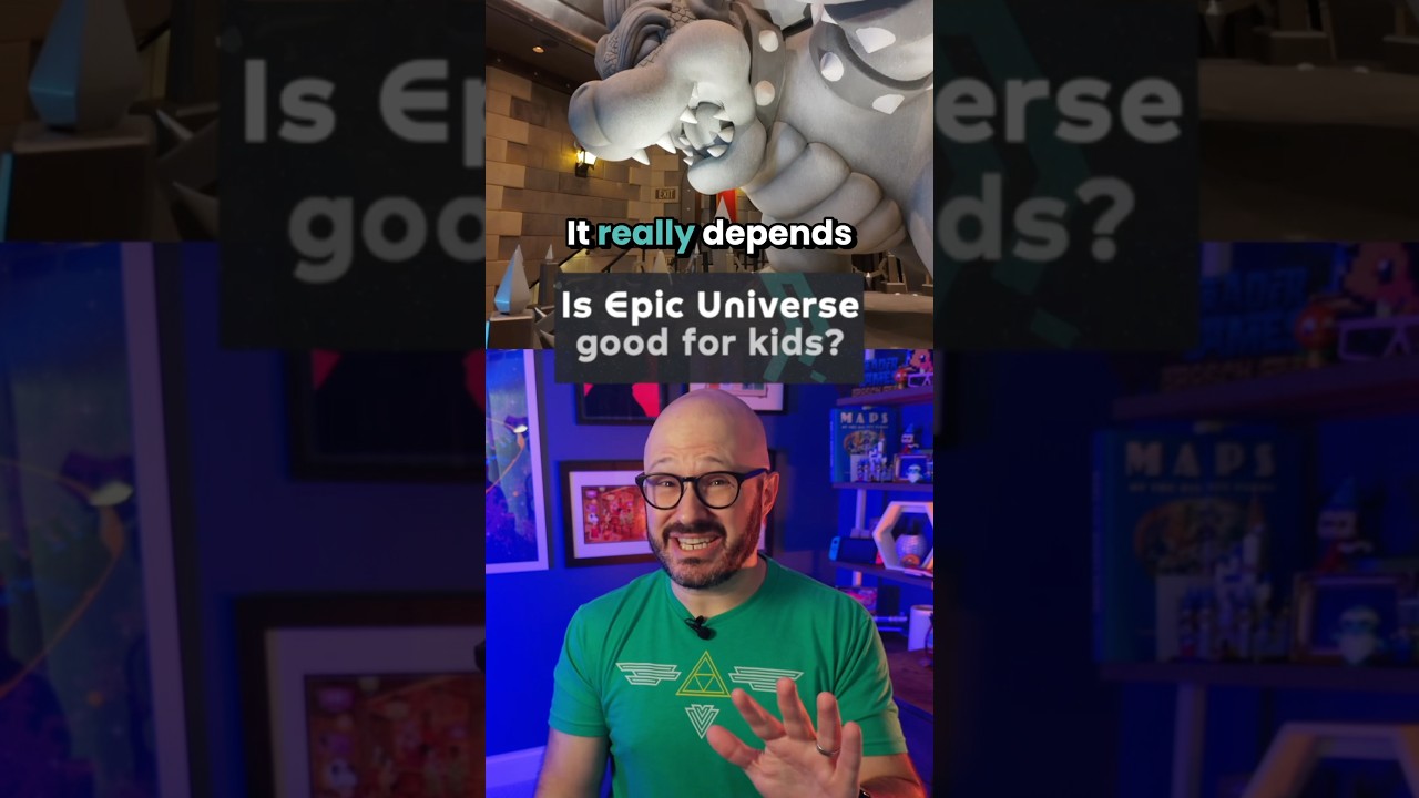 Is Epic Universe good for kids? My honest take. 🤔 #epicuniverse