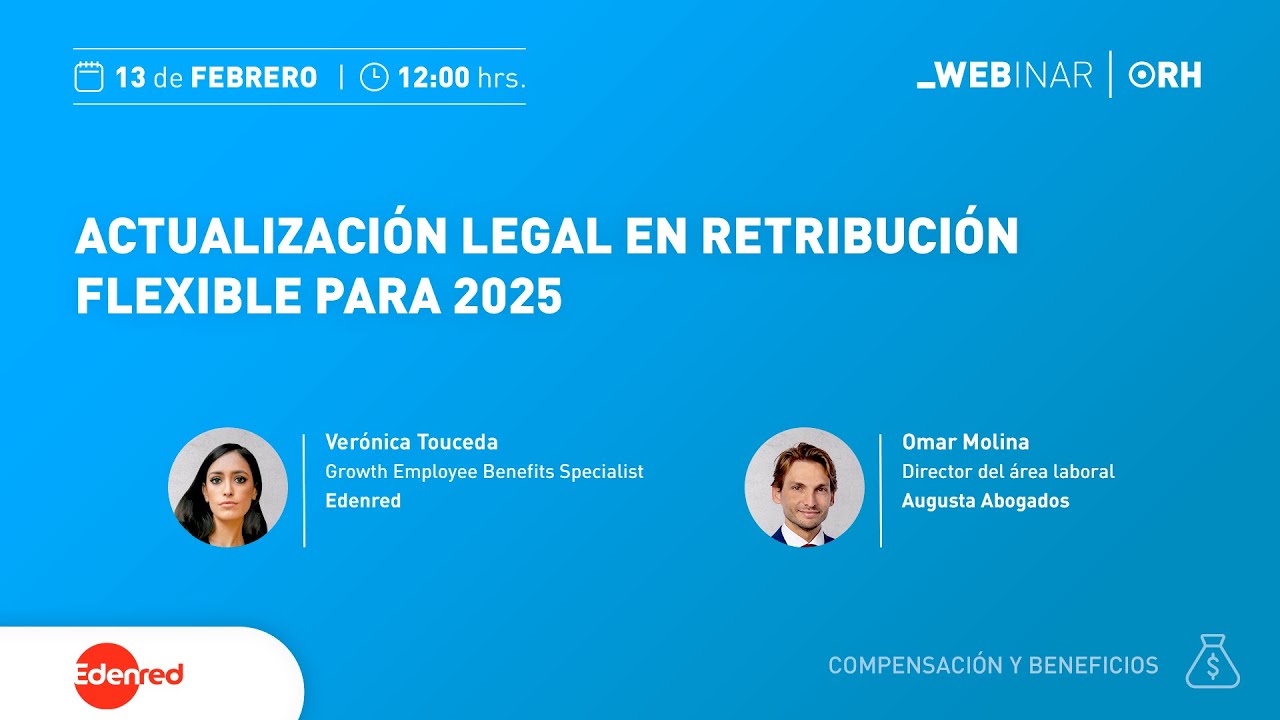Webinar ORH: Actualización legal en retribución flexible para 2025