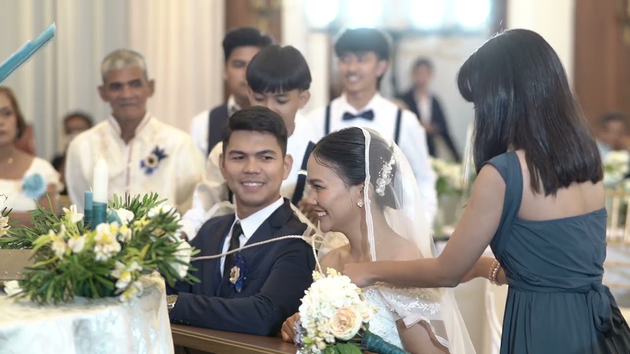 Veil, cord, candle, bible