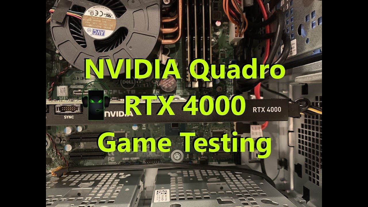 Тестирование игр на ПК NVIDIA Quadro RTX 4000