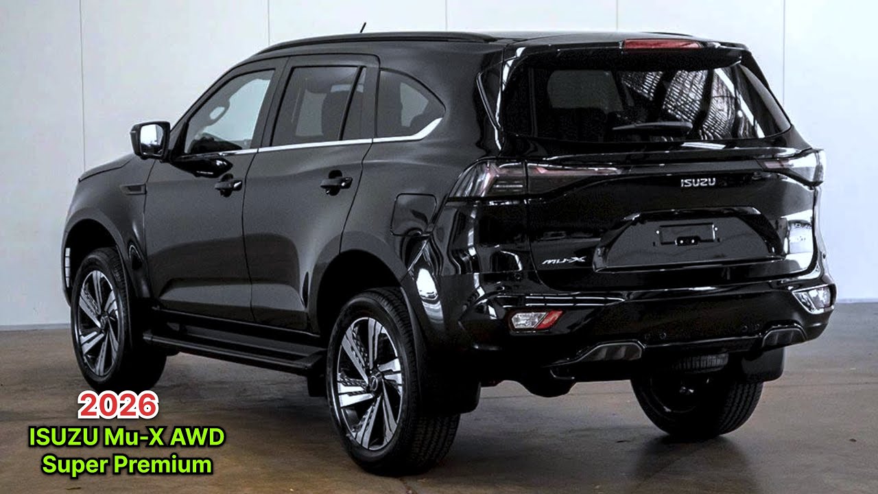 New Arrival! 2026 ISUZU Mu-X AWD Premium - New Performance Exterior and Interior Details