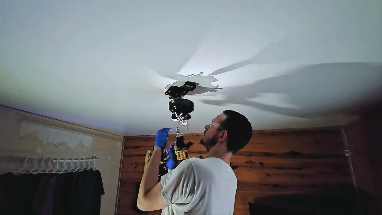 How to Replace an Old Ceiling Fan with a New One | DIY Home Improvement