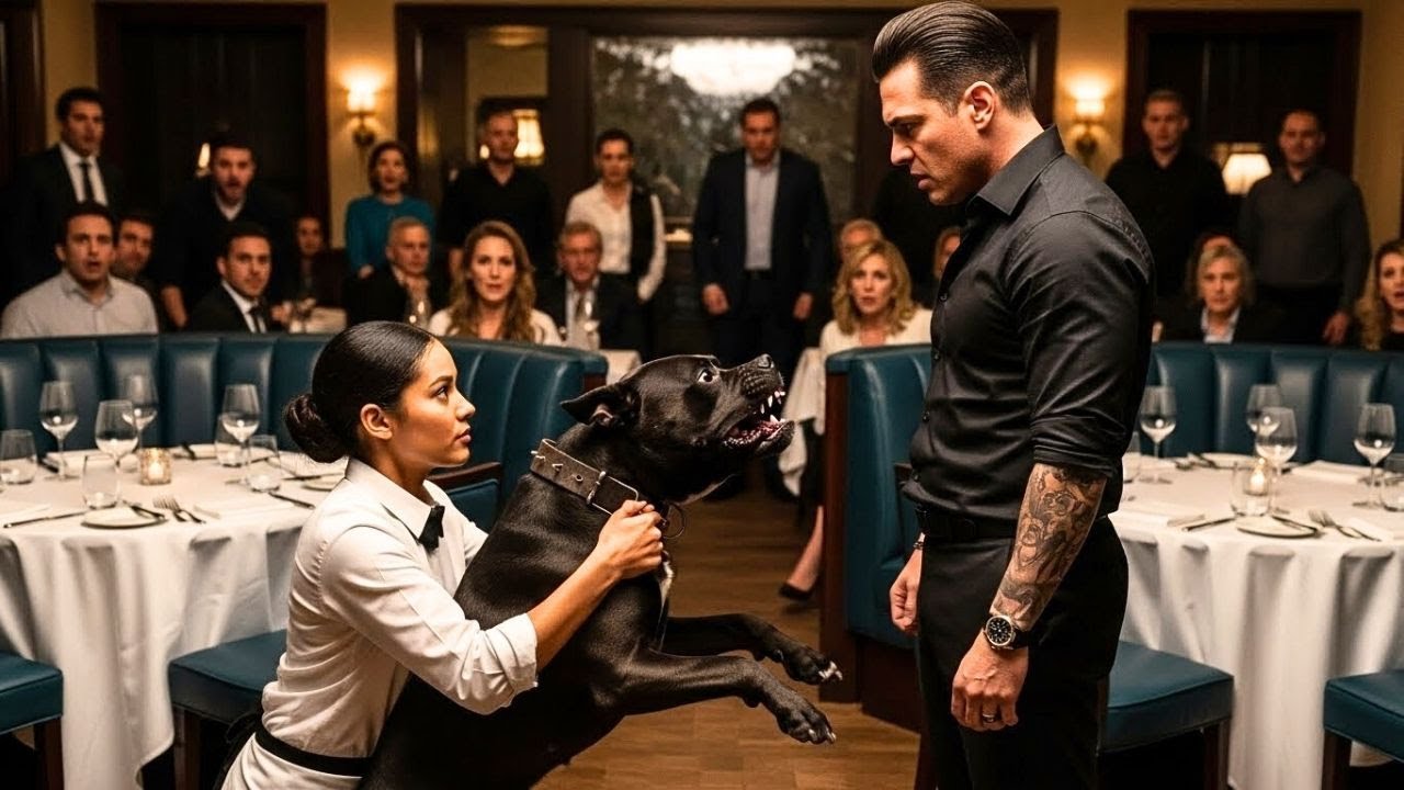 The Mafia Boss’s Pitbull Went Berserk — What the Waitress Did Next Froze Everyone