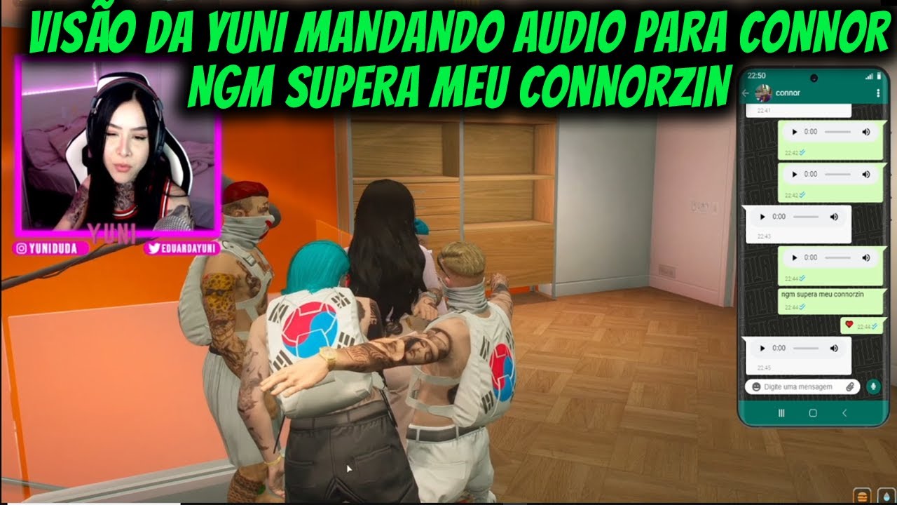 VISÃO DA YUNI MANDANDO AUDIO PARA CONNOR