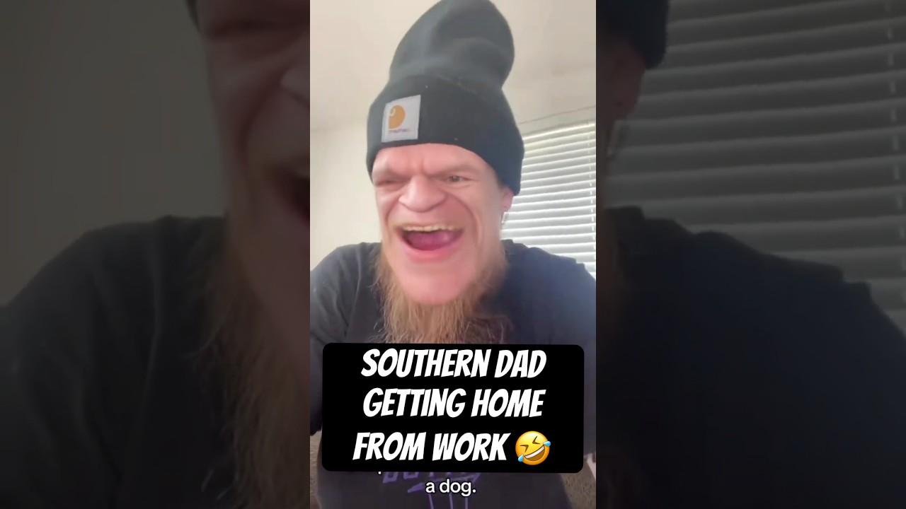 Southern Dad getting home from work #southern #relatable #funny #bluecollar #comedy #skit