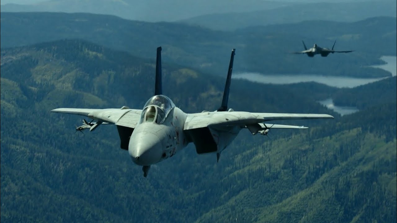 “Top Gun: Maverick with Showdown music from Project Wingman” (begins at 0:50)