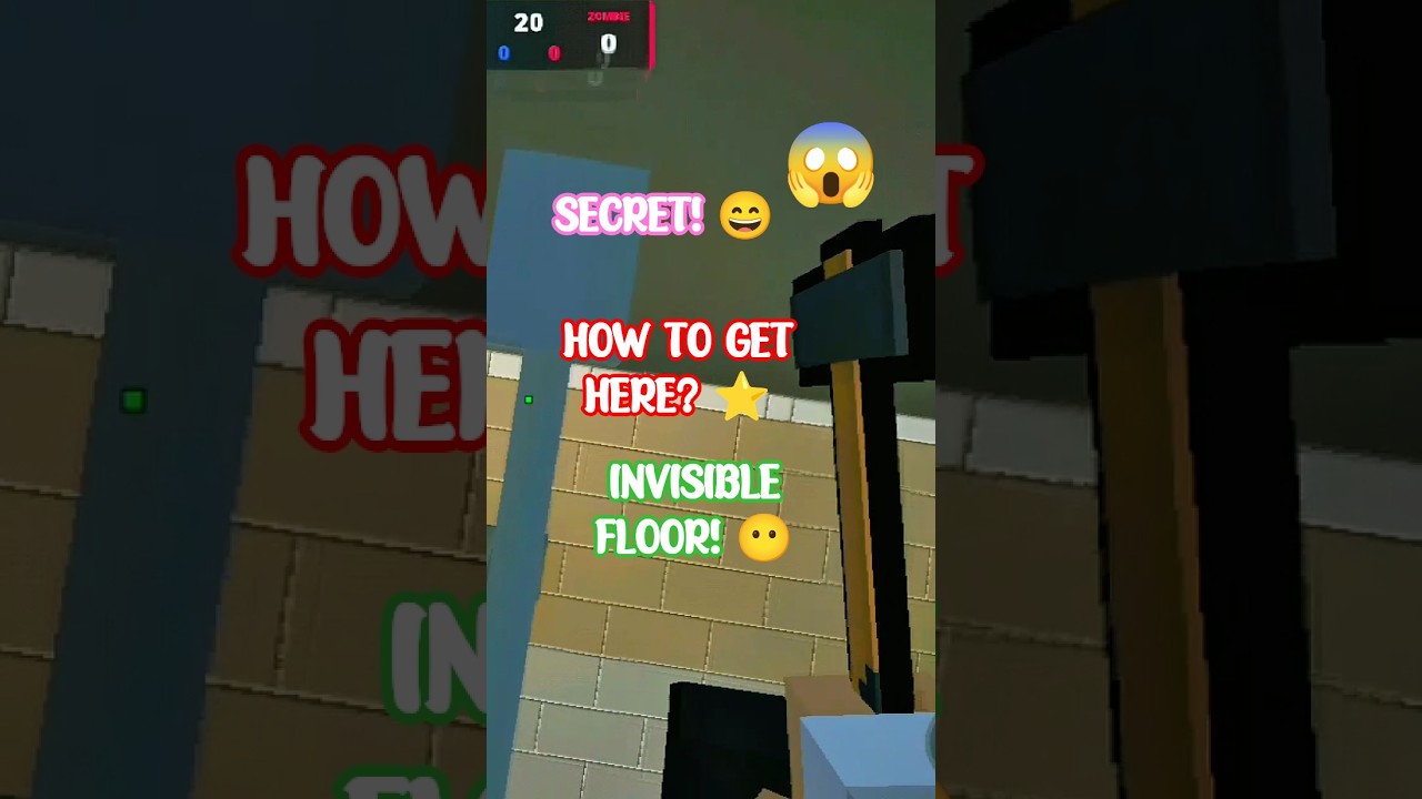 Block Strike - New secret update - Cord, Zombie Survival - Invisible floor 🌟😱😶