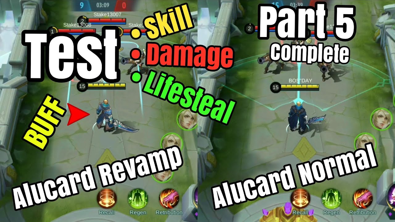 Alucard Revamp vs Alucard Normal part 5