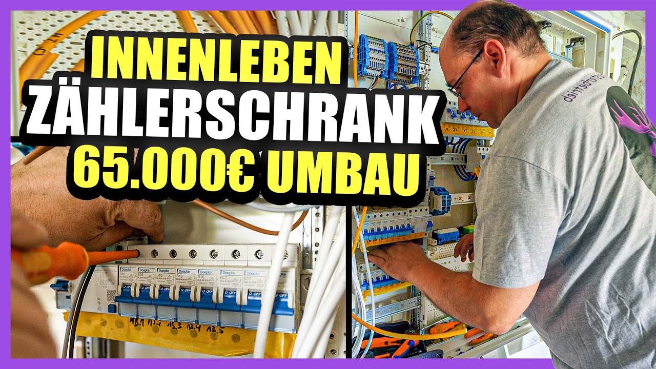 So einen ZÄHLERSCHRANK habt ihr noch NIE gesehen - im 65.000€ Umbau | Home Build Solution