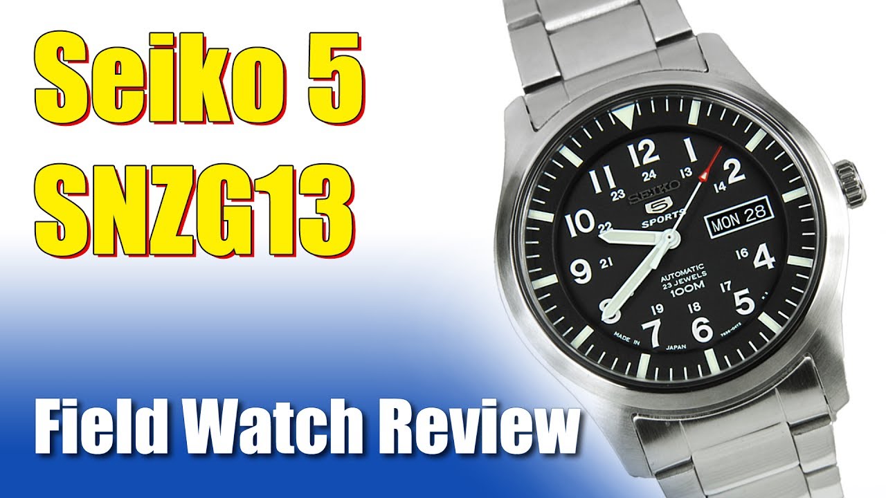 Обзор Seiko 5 SNZG13