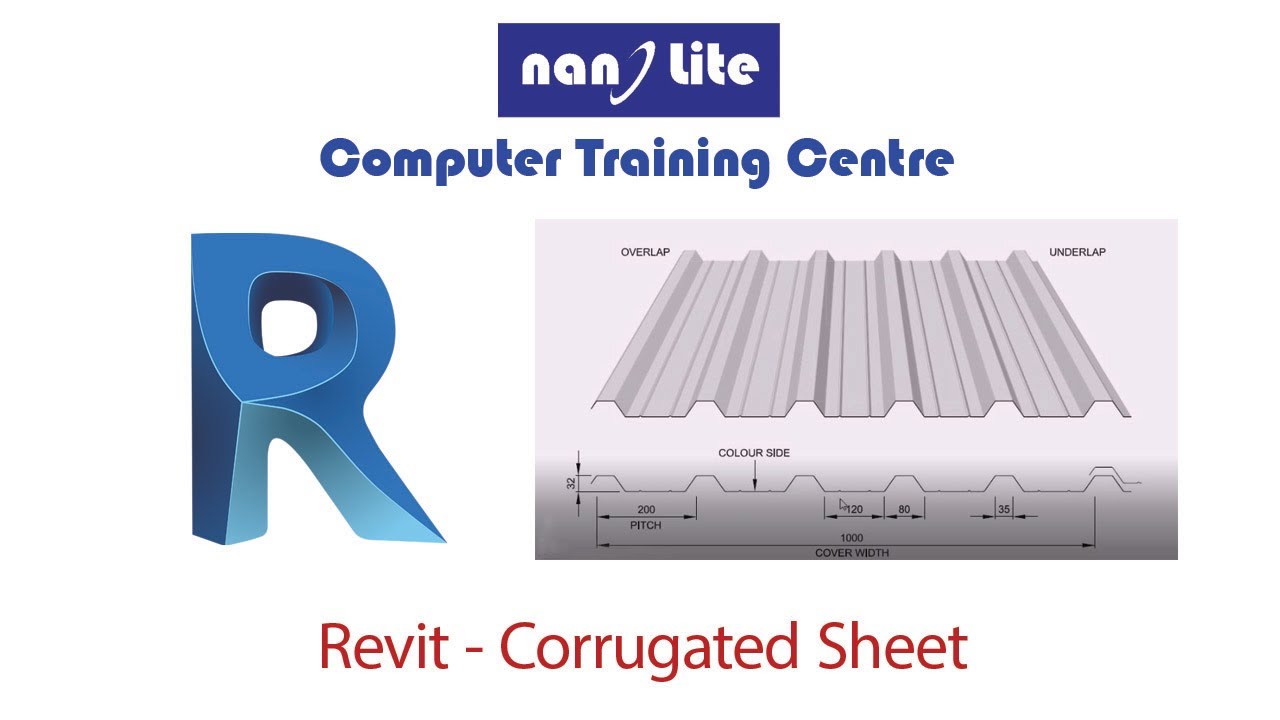 Revit - Corrugated Sheet Roof