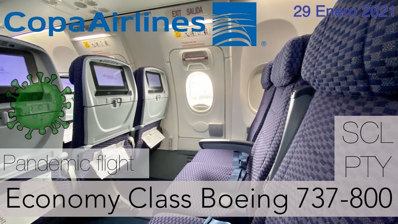 COPA AIRLINES Boeing 737-800 ✈️ ECONOMY CLASS SCL - PTY during CORONAVIRUS 🦠
