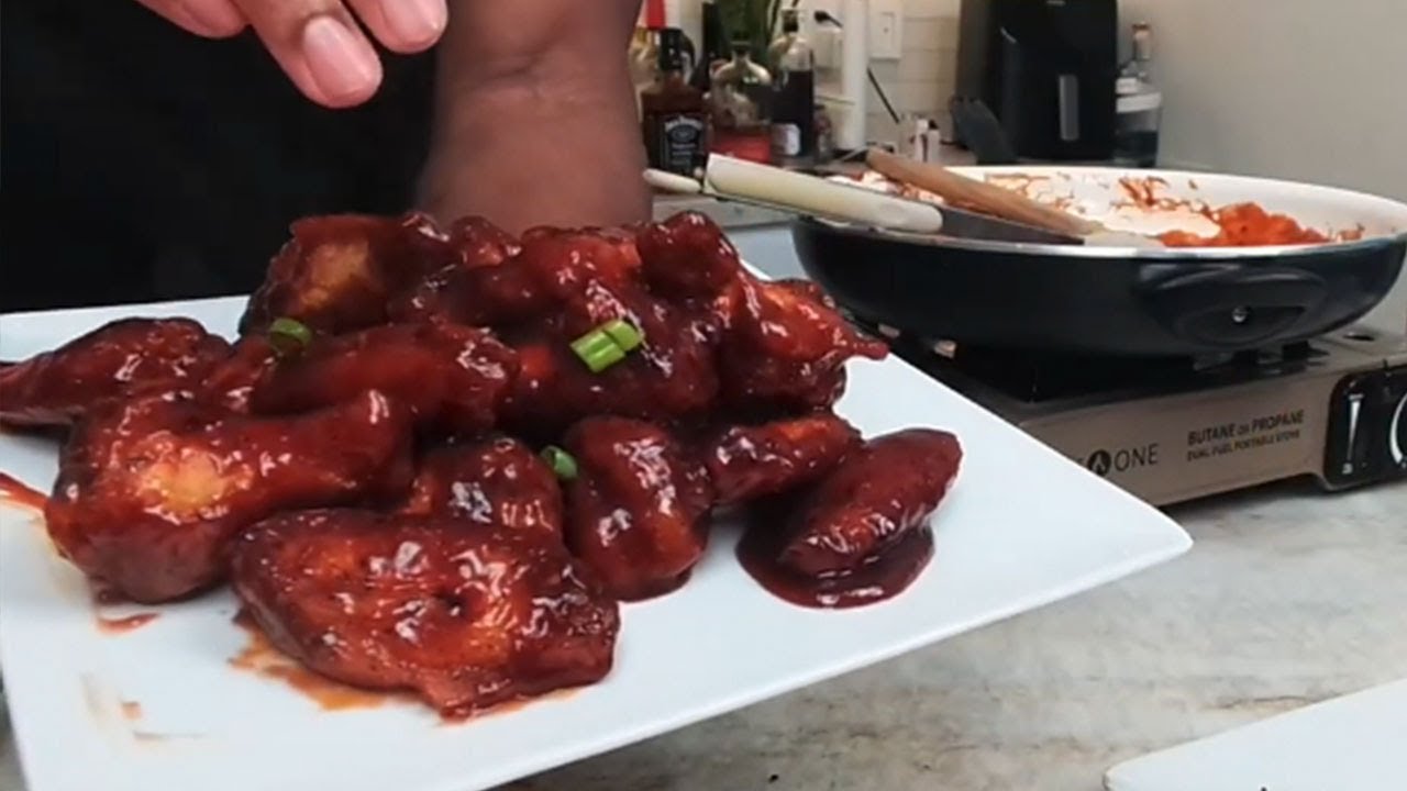 Куриные крылышки барбекю Hennessy