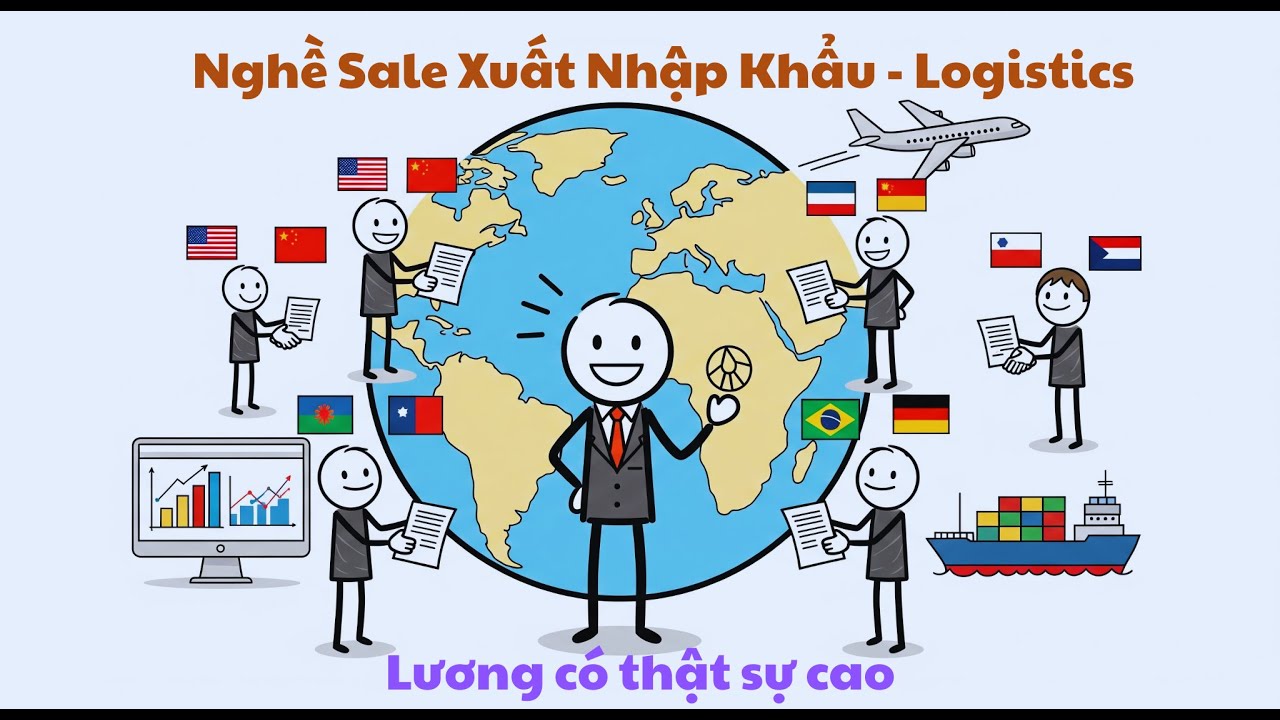Việc làm Sales Xuất Nhập Khẩu và Logistics: Cơ Hội, Thách Thức & Thu Nhập 