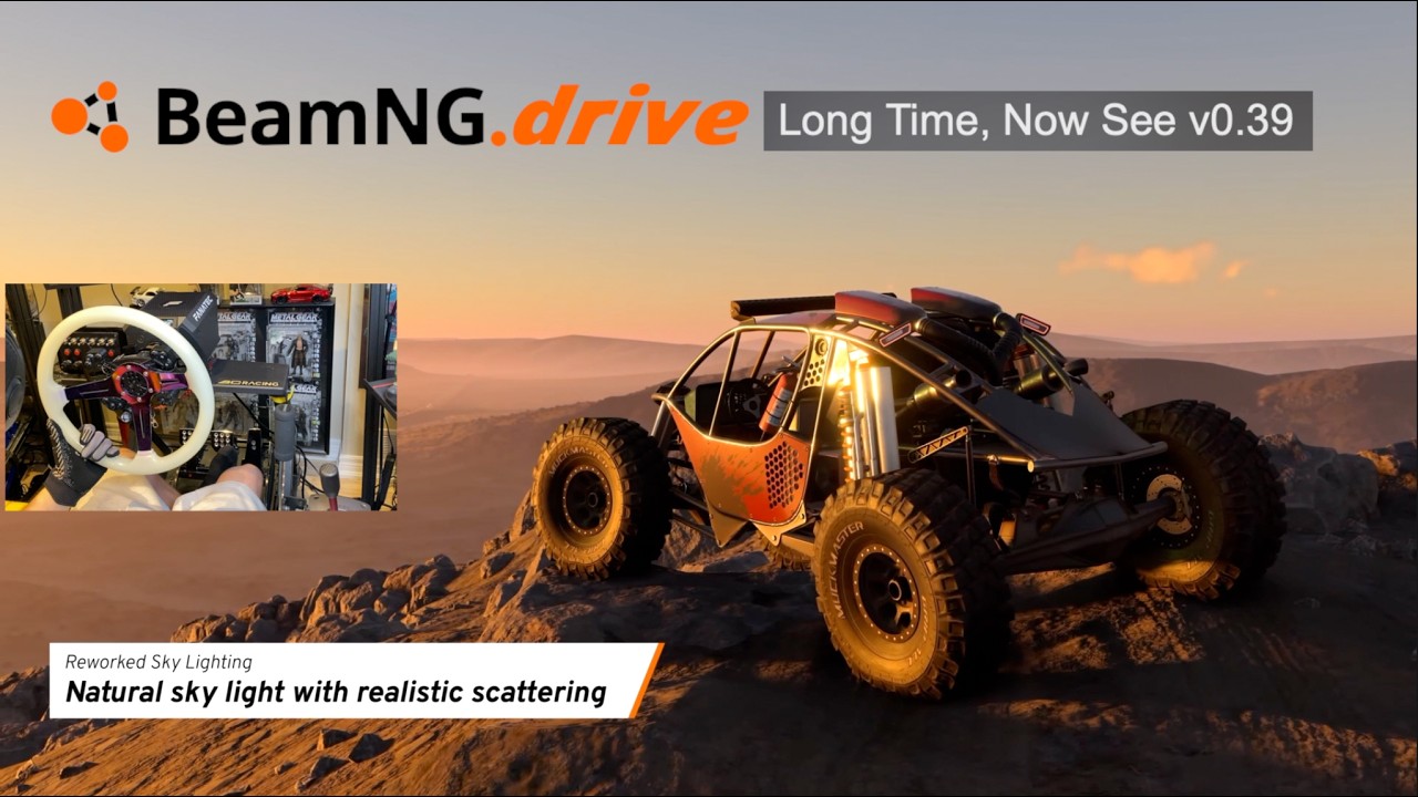 BeamNG Update v0.39 - NEW REALISTIC RALLY 30KM COURSE!!