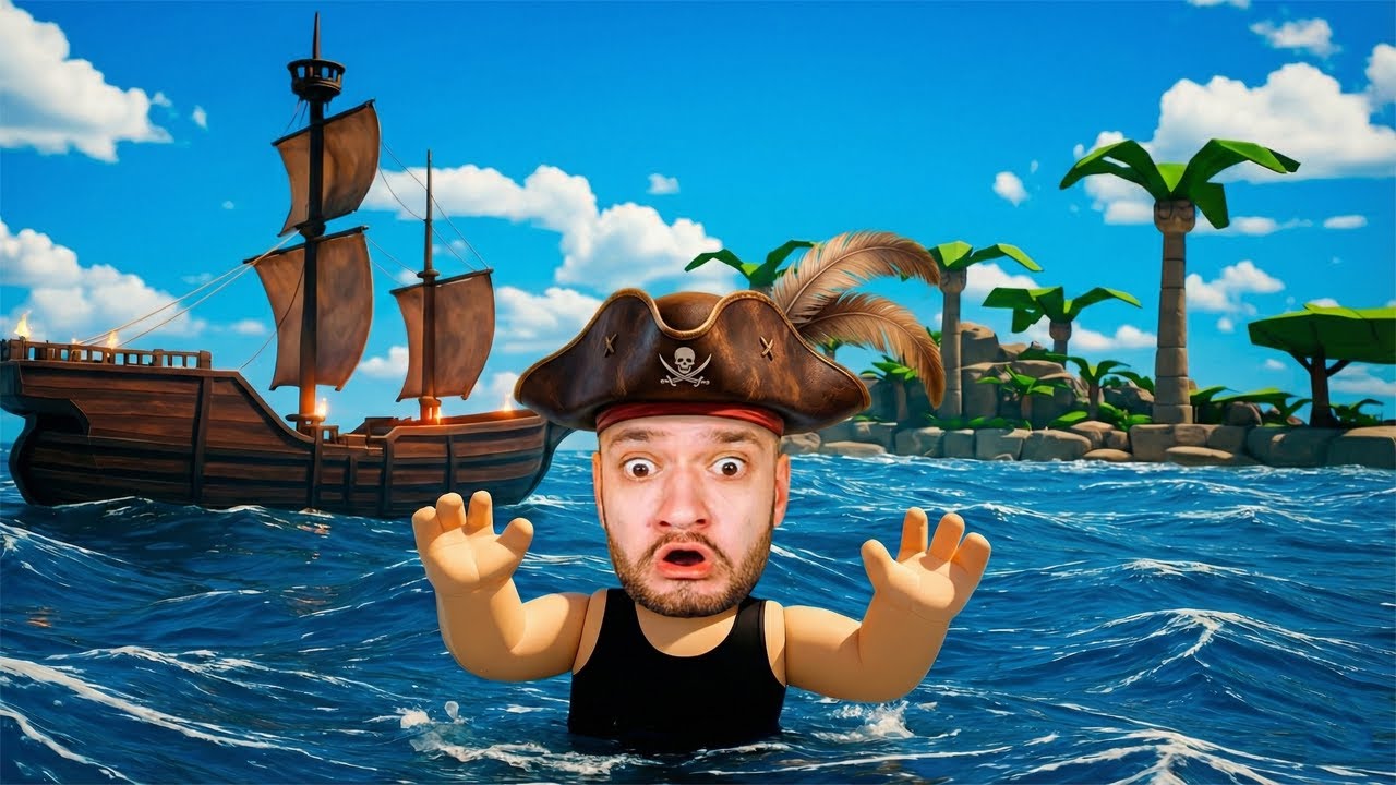 24 HORAS SENDO PIRATA em ALTO MAR