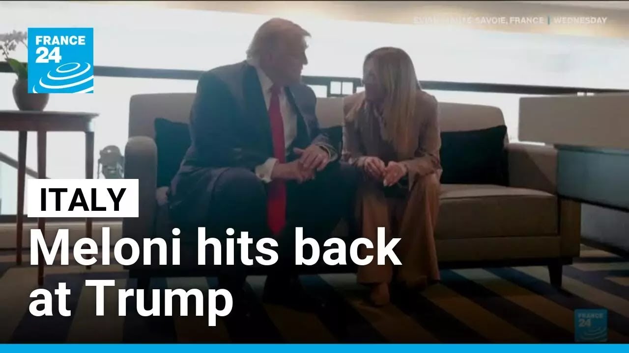 'Neither I nor Italy ever beg': Meloni hits back at Trump claim that she begged for a photo