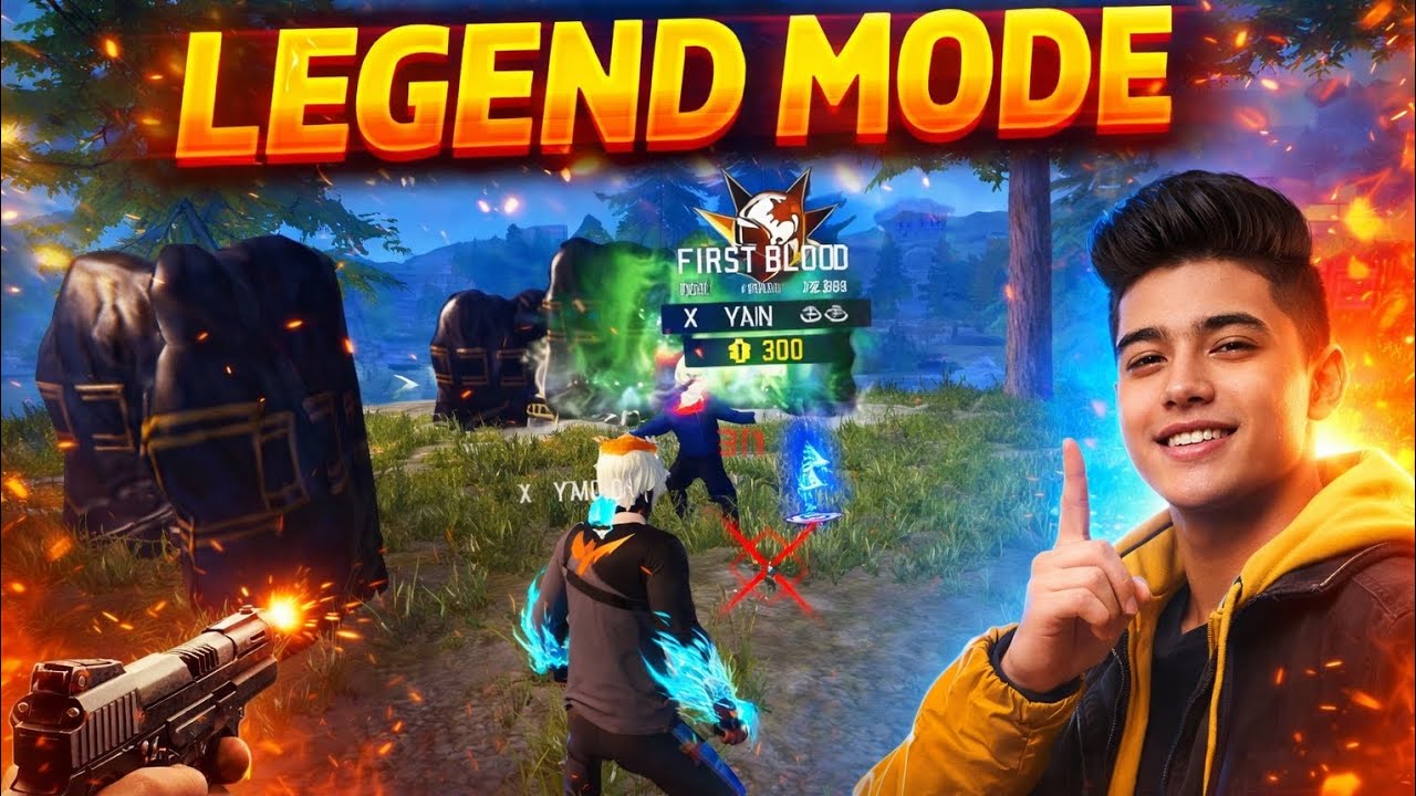 LEGEND_MODE⚡90% Headshot Rate ⚙️3 Finger Handcam Gameplay 🎯