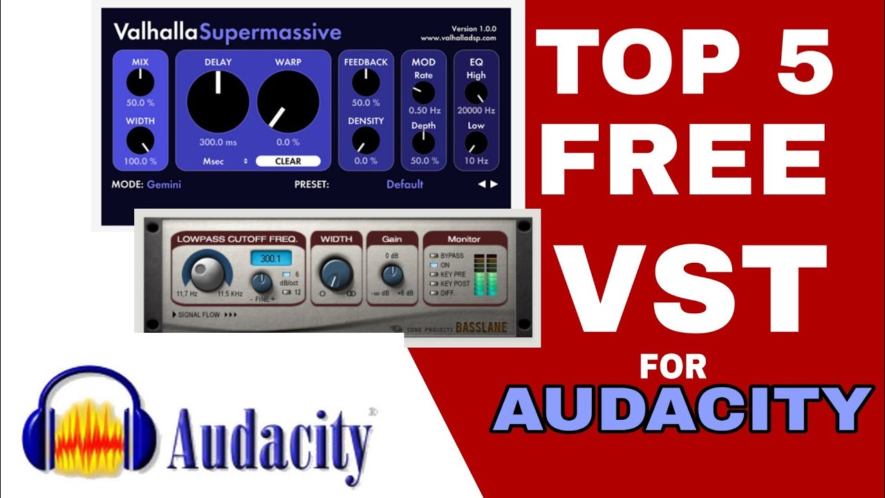 Top 5 Free Vst For Audacity | Best Free Vst Plugin | #audacitytutorial #zingart