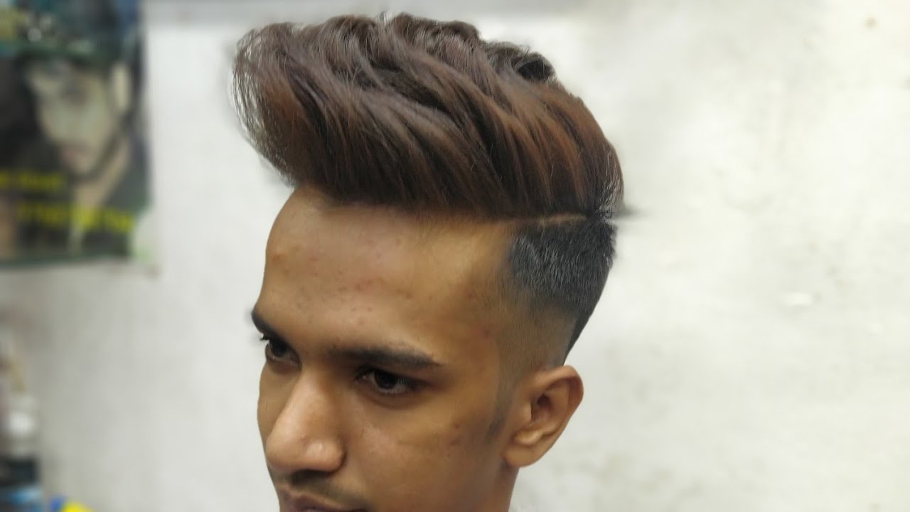 Hair colour e fade hair cut