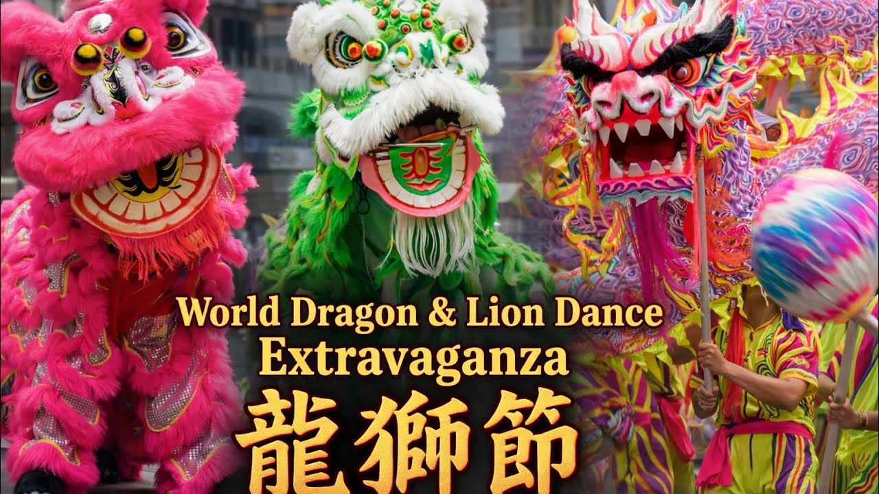 🔥World Dragon & Lion Dance Extravaganza 2026 世界龍獅日 馬來西亞龍獅節 (Finaled Show) @ lalaport KL 