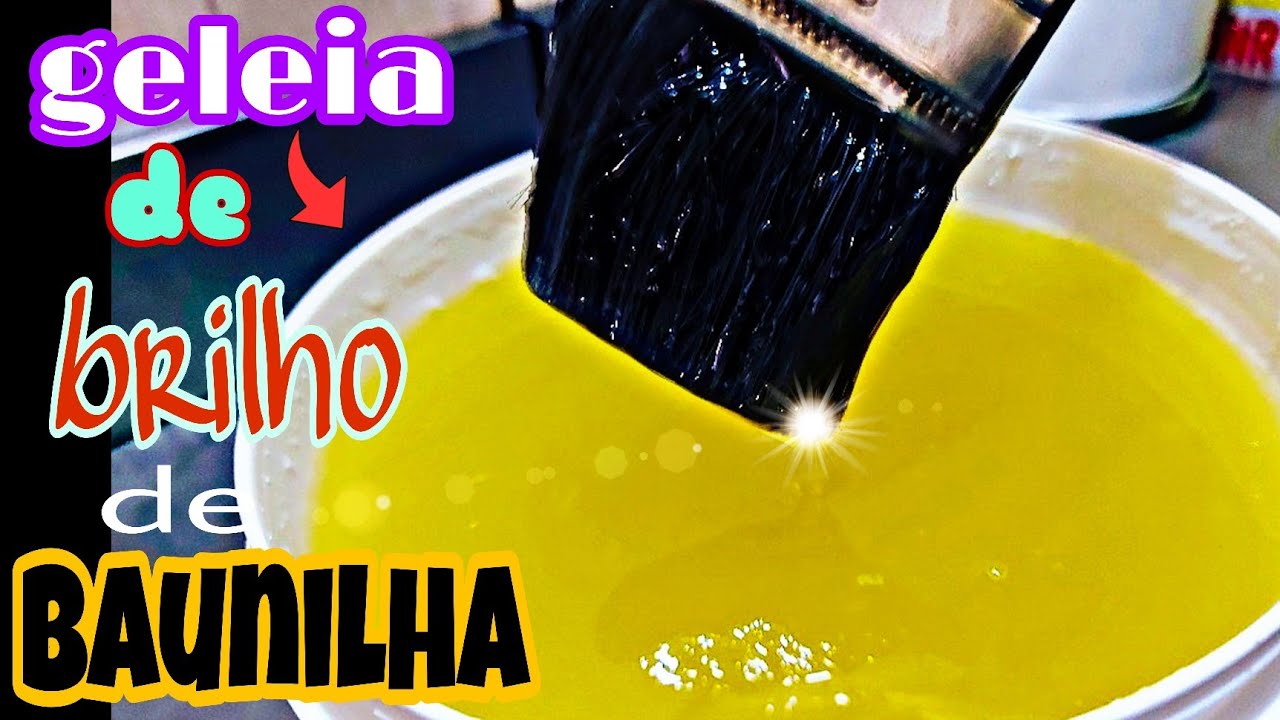 geleia de brilho de baunilha pra pães doces bolos e tortas