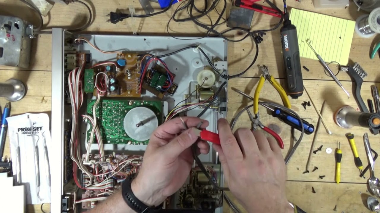 Goodwill Find Sansui P L50 Turntable Repair Part 2 - RCA Cables, Belts & Wrapping Things Up
