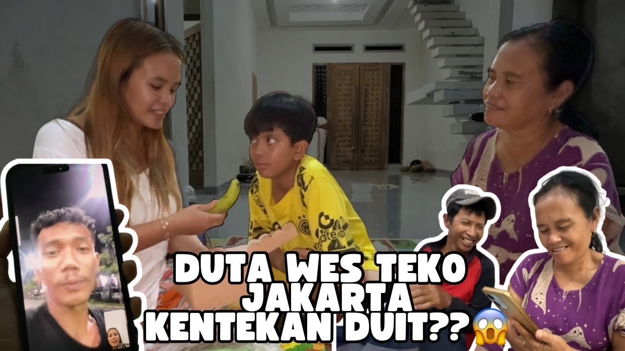 SORE-SORE KEDATANGAN EMAK & BAPAK - telfon duta wes teko jakarta🤪‼️