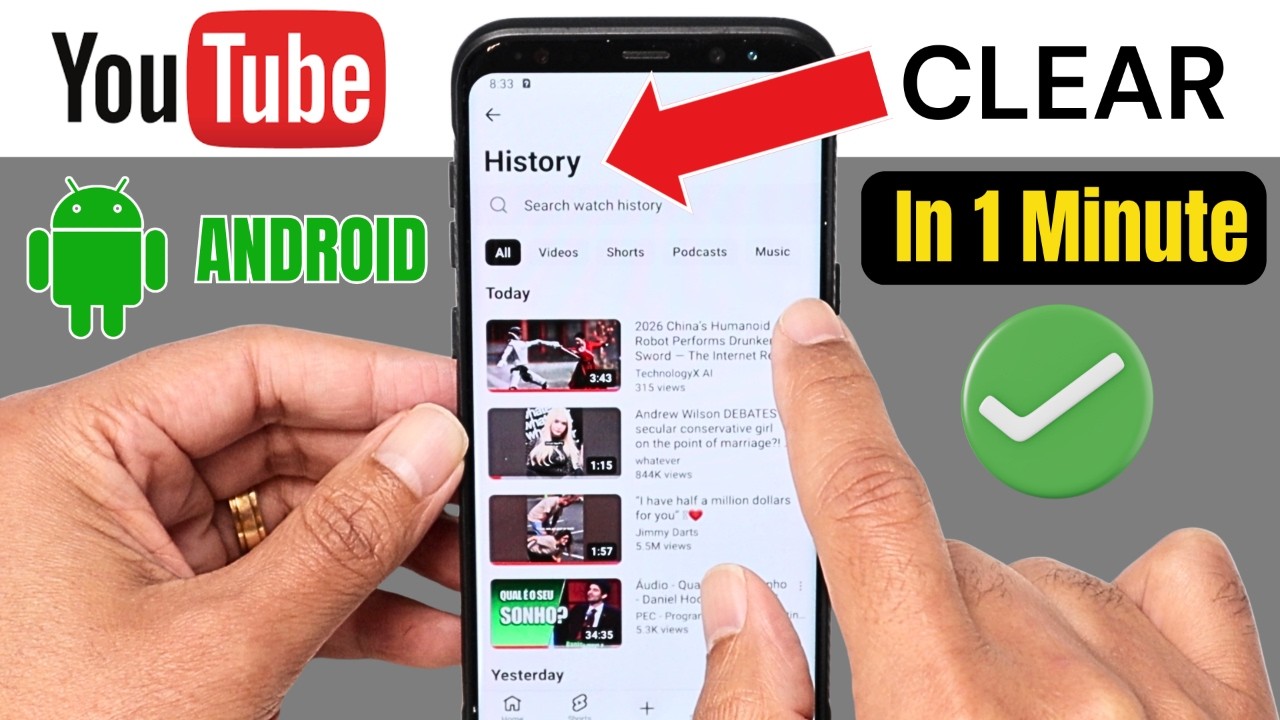 How to Clear YouTube History on Android