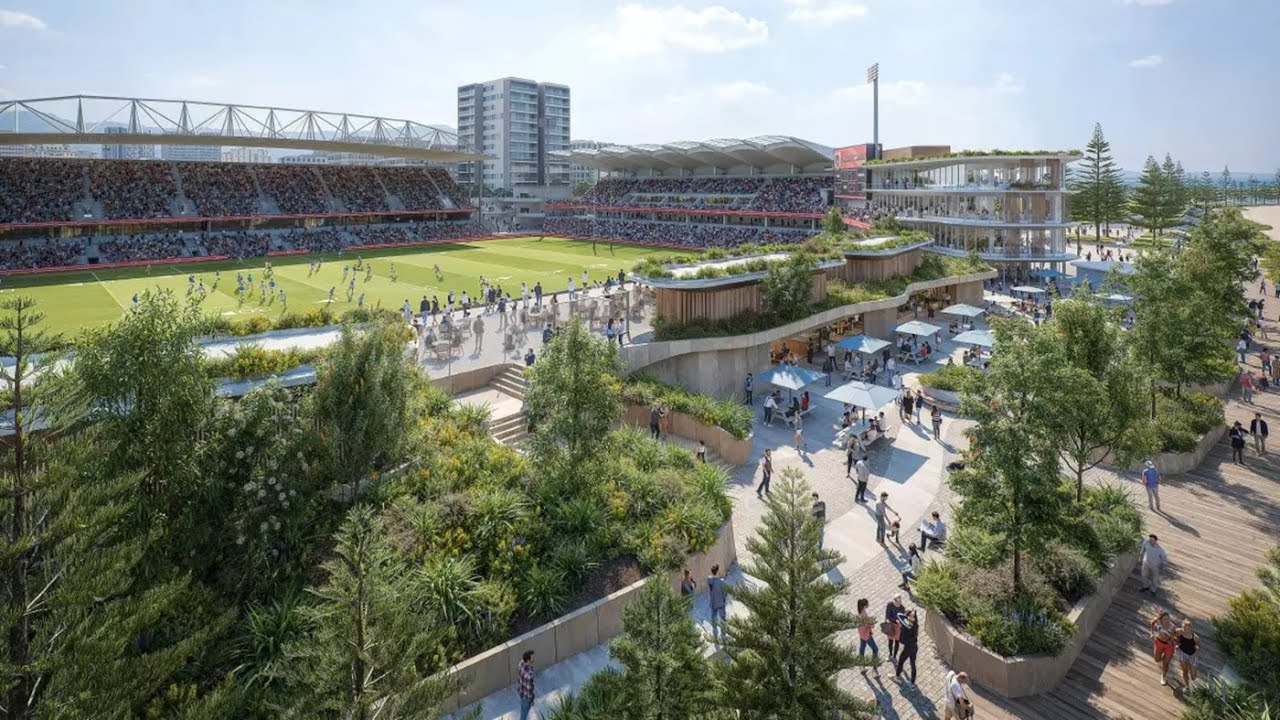 The NSW Government's 2026 vision for Wollongong's WIN Stadium precinct - including the WIN Arena