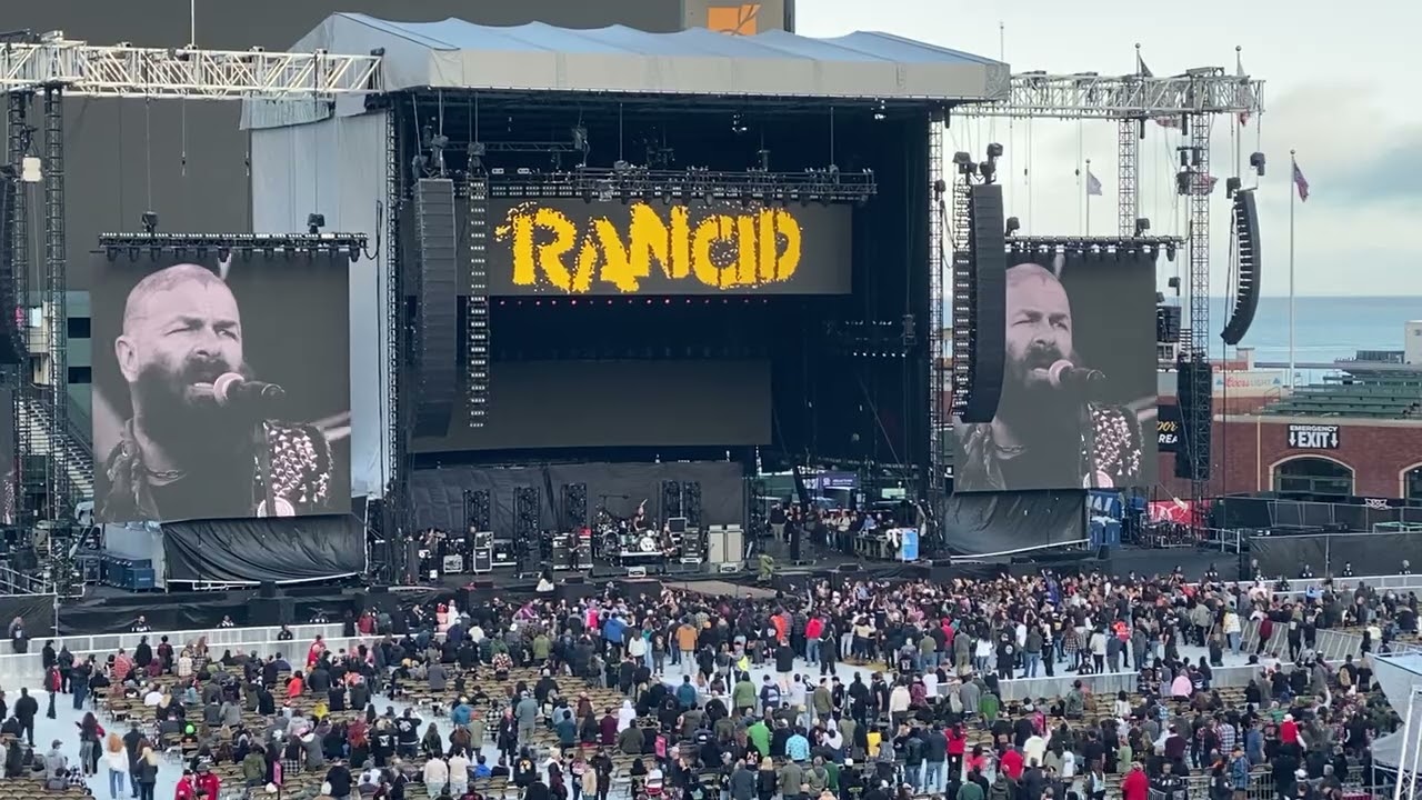 Rancid Full Set Live Saviors Tour Oracle Park 2024