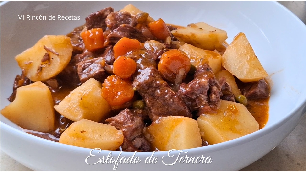 ESTOFADO DE TERNERA...🥩🥘🥔🥕 tierno y meloso!! #estofadodeternera