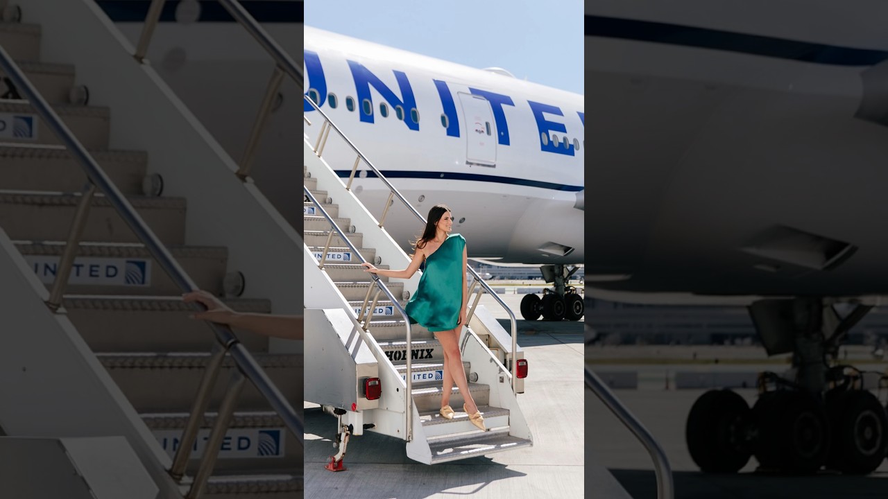 An entire United 777 for a photoshoot? 😳 (closed set) #shorts #plane #b777 #unitedairlines #avgeeks