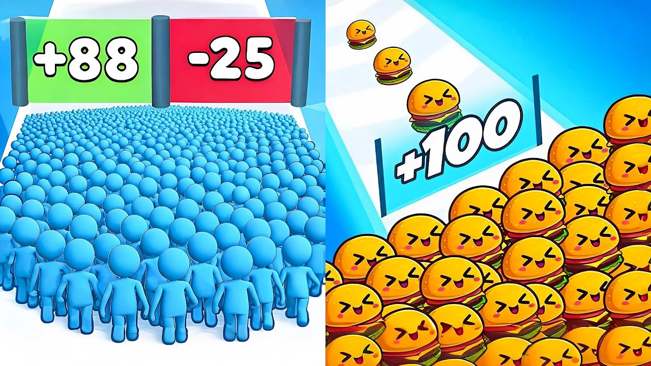 Food Run vs Count Master 🔥 MAX LEVELS UNLOCKED! (2025 Update!)