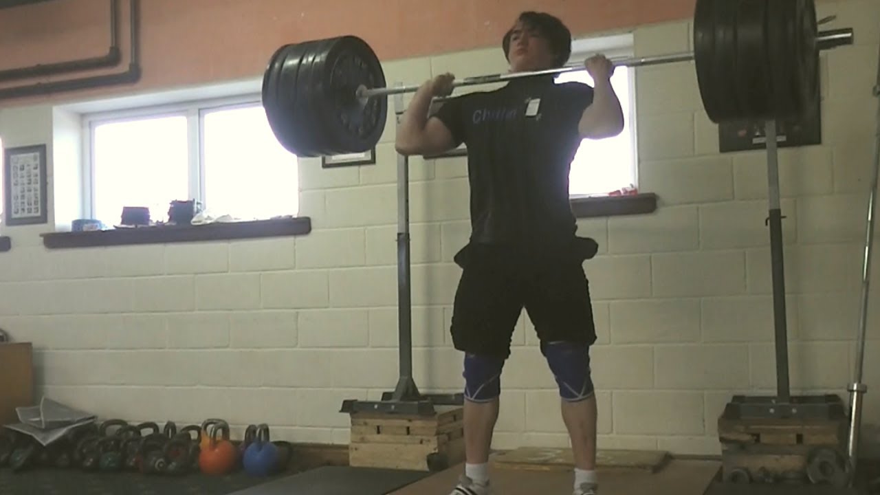 180kg Clean and Jerk 6x2 - Friday's training session