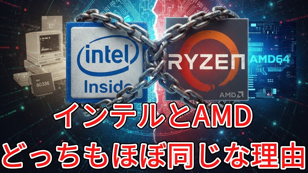 なぜインテルとAMDは同じCPUを作れるのか？【ゆっくり解説】